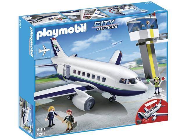 Playmobil 5261 City Action Cargo and Passenger Aircraft