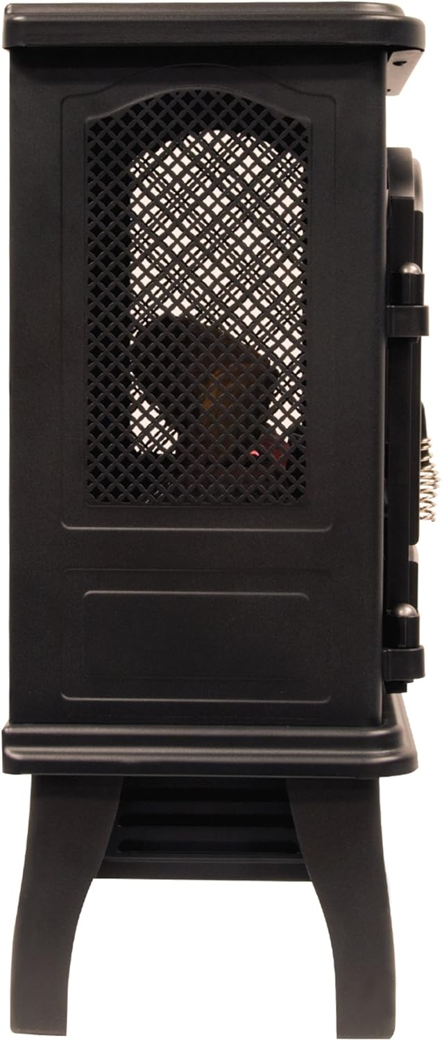 duraflame DFI-470-04, Black Infrared Quartz Fireplace Stove