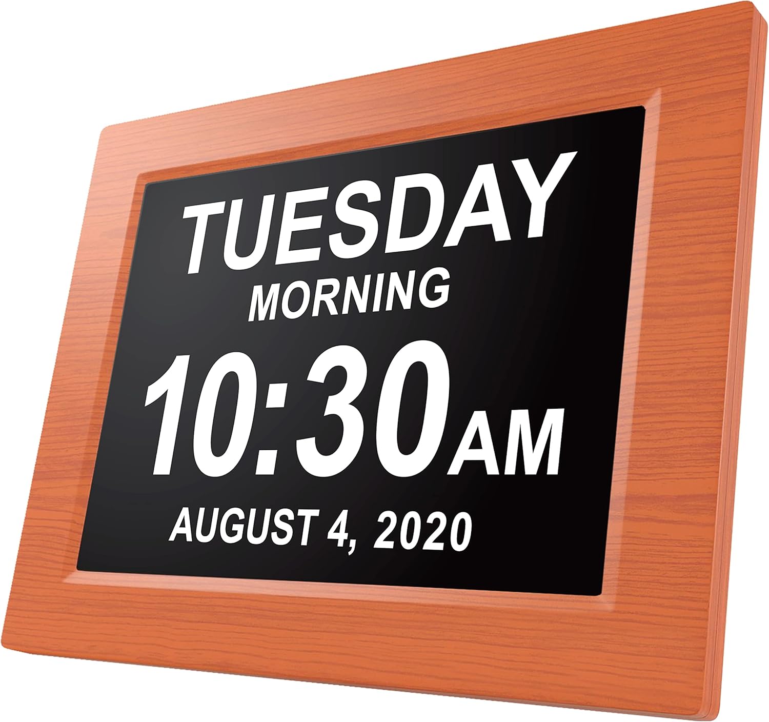 【New 2022】American Lifetime Day Clock Large Digital Clock Large Display with date and day of the week, Digital wall clock Large display Dementia products for elderly seniors,Clocks for Seniors (White)