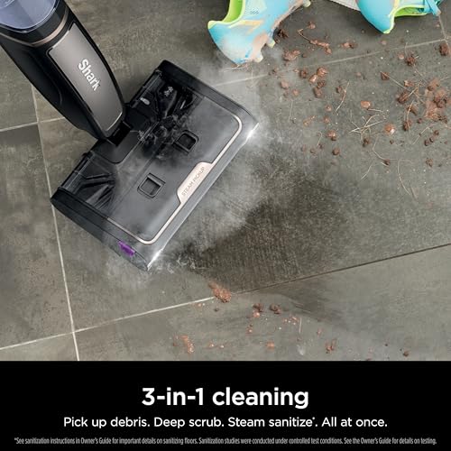 Shark Steam & Scrub with Steam Blaster Technology All-in-One Hard Floor Steam Mop with 3 Steam Modes & LED Headlights S8201