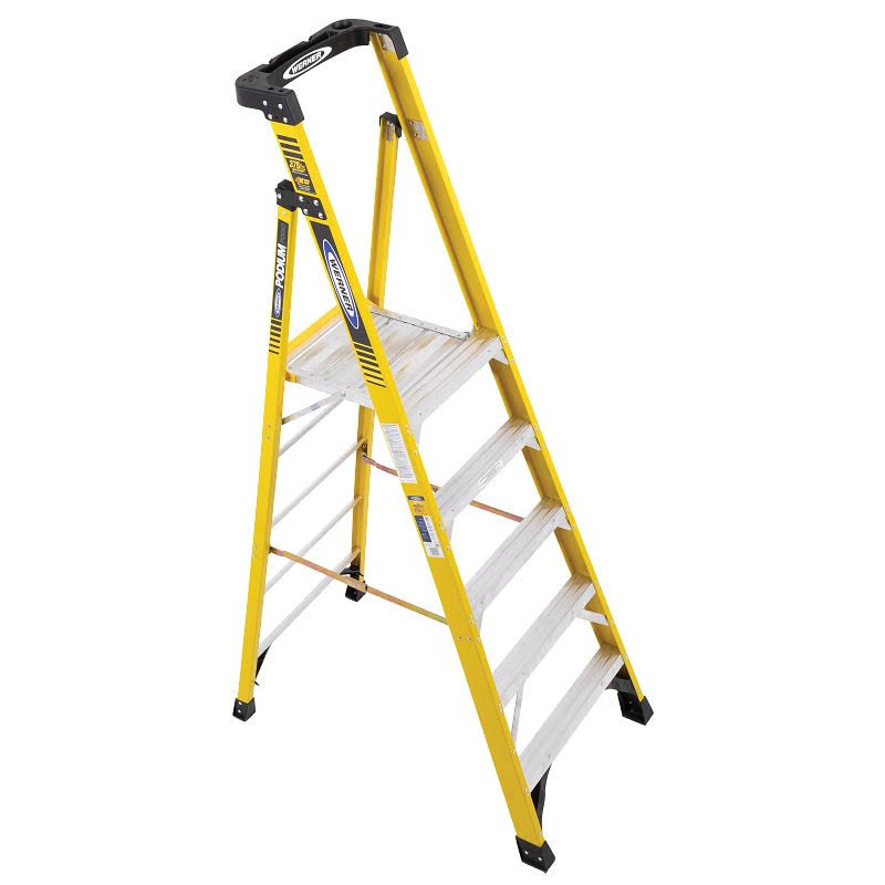 Werner PD7305 | 5 ft Fiberglass Podium Ladder / Type IAA 375 lb Rating