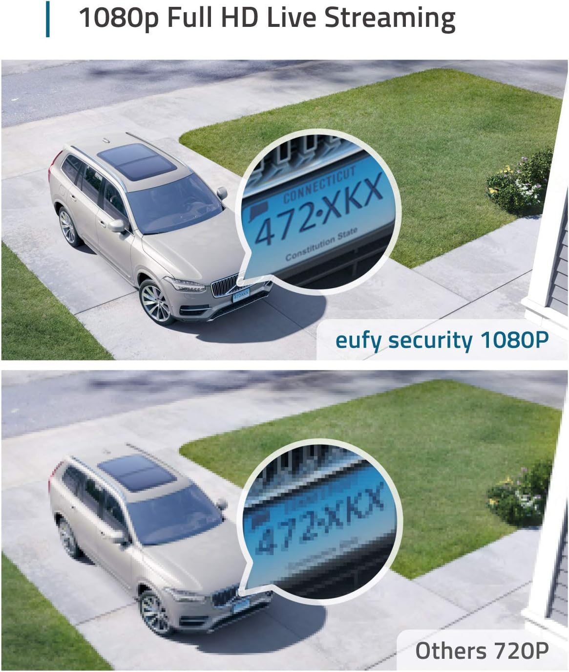 eufy Security, eufyCam 2C Wireless Home Security Camera System, 180-Day Battery Life, HD 1080p, IP67 Weatherproof, Night Vision, Compatible with Amazon Alexa, 3-Cam Kit, No Monthly Fee