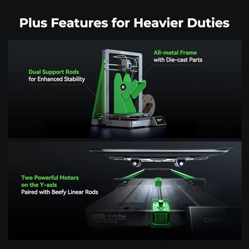 Creality Ender 3 V3 SE 3D Printer, Max Speed 250mm/s Faster Printing Upgrade CR Touch Auto Leveling Sprite Direct Drive Extruder Dual Z-Axis Ender 3D Printers, Printing Size 8.66x8.66x9.84 inch
