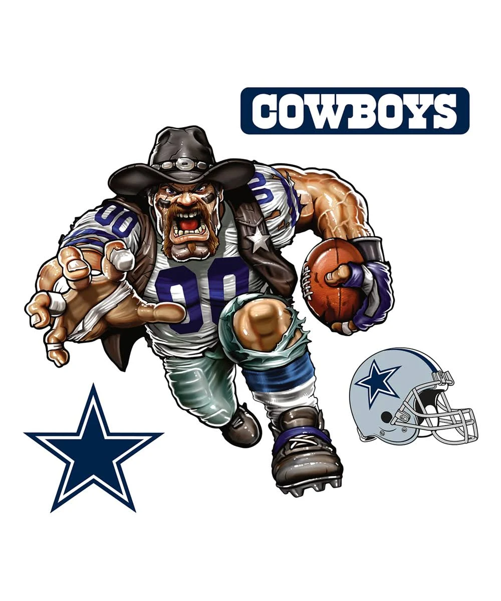 Fathead Dallas Cowboys Crusher Cowboy 5-Pack Removable Wall Decal