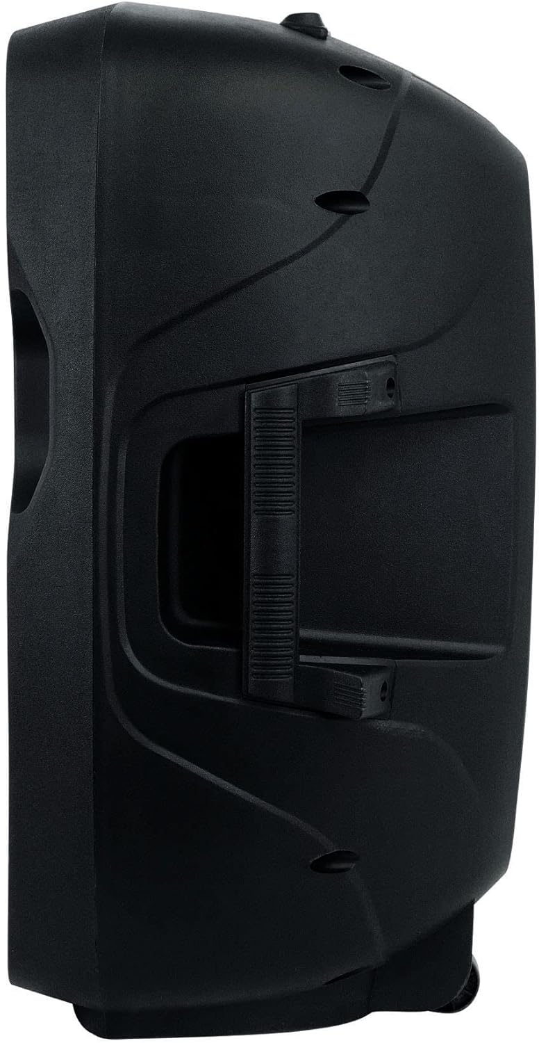 2) Rockville BPA15 15 Powered 800W DJ PA Speakers w Bluetooth+Stands+Cables+Bag