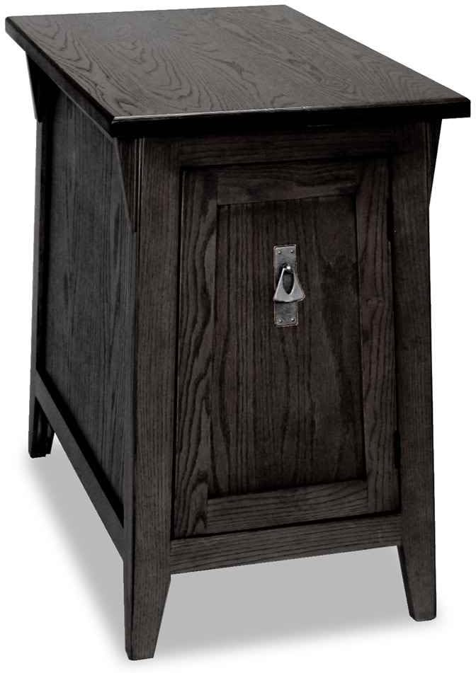 Leick Furniture Favorite Finds Mission Cabinet End Table in Slate