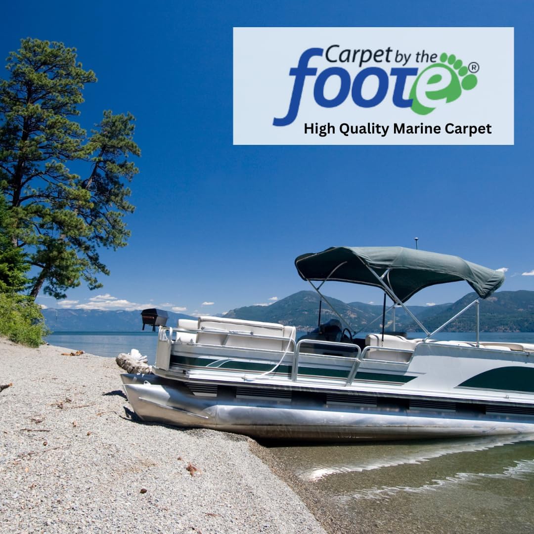 Boat Trailer Bunk Carpet, Trailer Guide Carpet, Marine Carpet, Boat Carpet, Bunk Padding, (Midnight Grey, 20oz 12" (in) Wide x 100' (ft) Long)