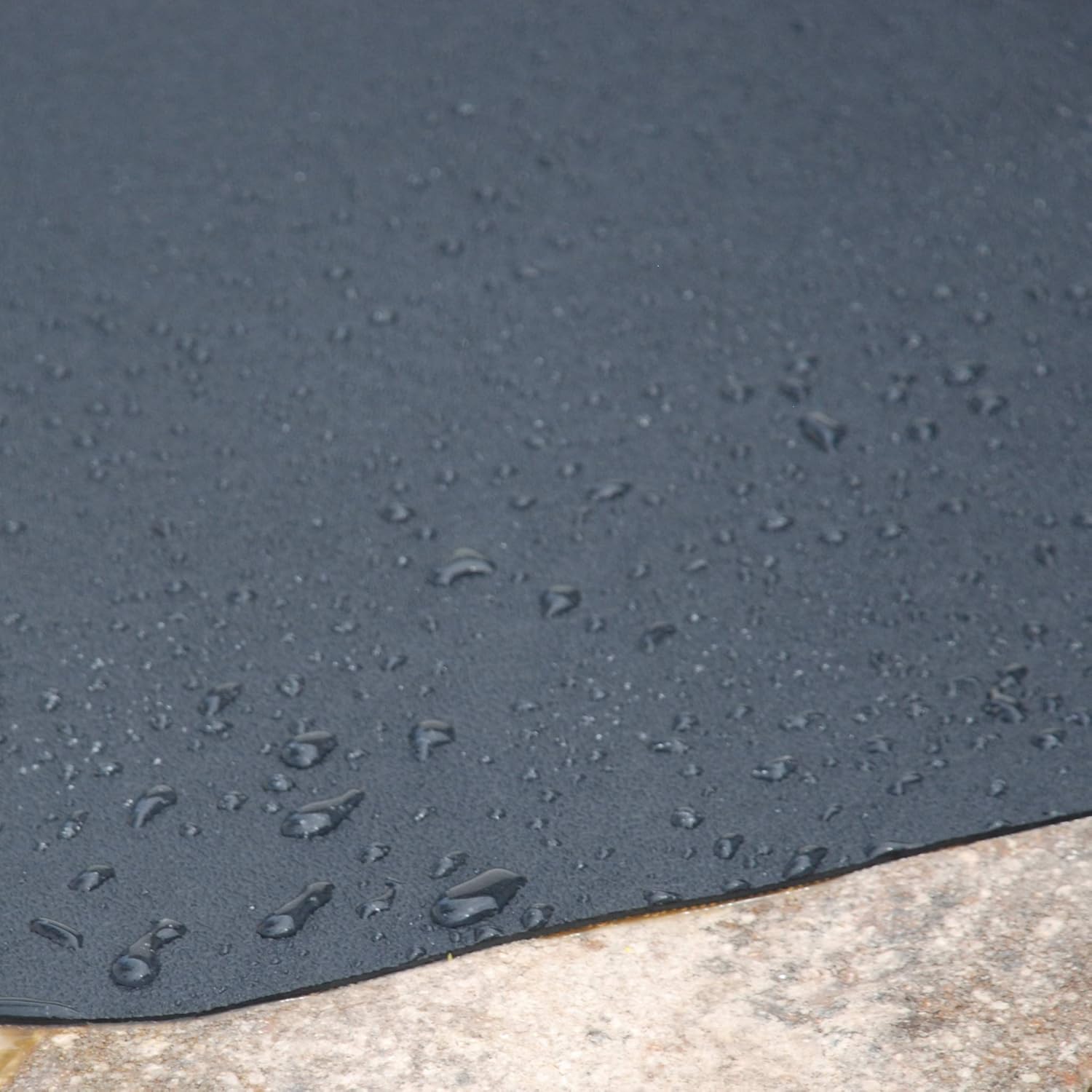 VersaTex Multi-Purpose Recycled Rubber Floor Mat for Indoor or Outdoor Use, Utility Mat for Entryway, Tool Bench, Garage, Under-Sink, Patio, and Door Mat; 36" x 60", Black