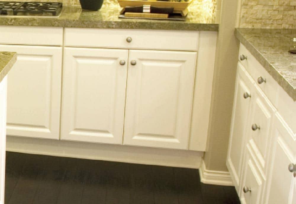13x22 x 22x22 White RTF Raised Square Panel Kitchen Cabinet Door