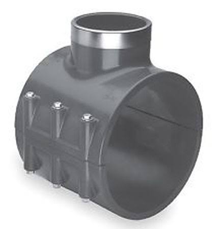 Spears 867-530SR 6x3 PVC Clamp Saddle SRFPT EPDM ZNC Bolt | Blackhawk Supply