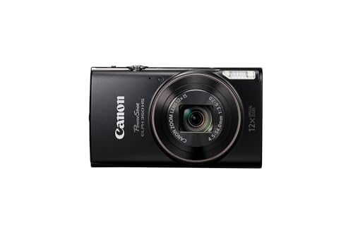 Canon PowerShot ELPH 360 Digital Camera w/ 12x Optical Zoom and Image Stabilization - Wi-Fi & NFC Enabled (Silver)