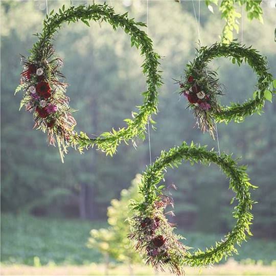 30 Pack: Gold Metal Wire Floral Hoop by Ashland | 19 in | Michaels