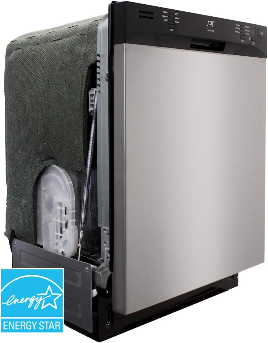 SD-6501SS: Energy Star 24″ Built-In Stainless Steel Tall Tub Dishwasher w/Heated Drying – Stainless