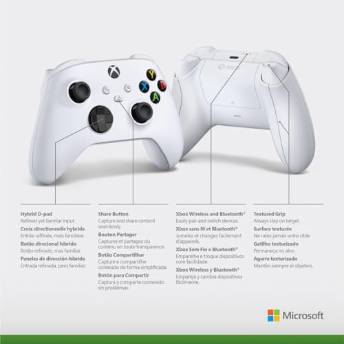 Microsoft QAU-00157 Xbox Wireless Gaming Dual Controller Bundle (Ghost Cipher Special Edition) for Xbox Series X|S, Xbox One, Windows PC, Android and iOS