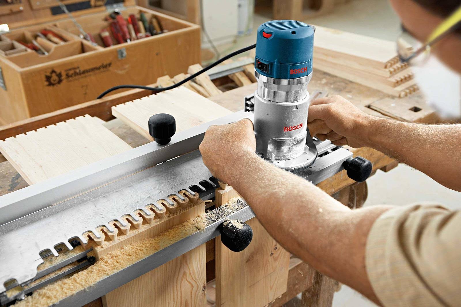 Bosch 1617EVSPK 12 Amp 2-1/4-Horsepower Plunge and Fixed Base Variabl
