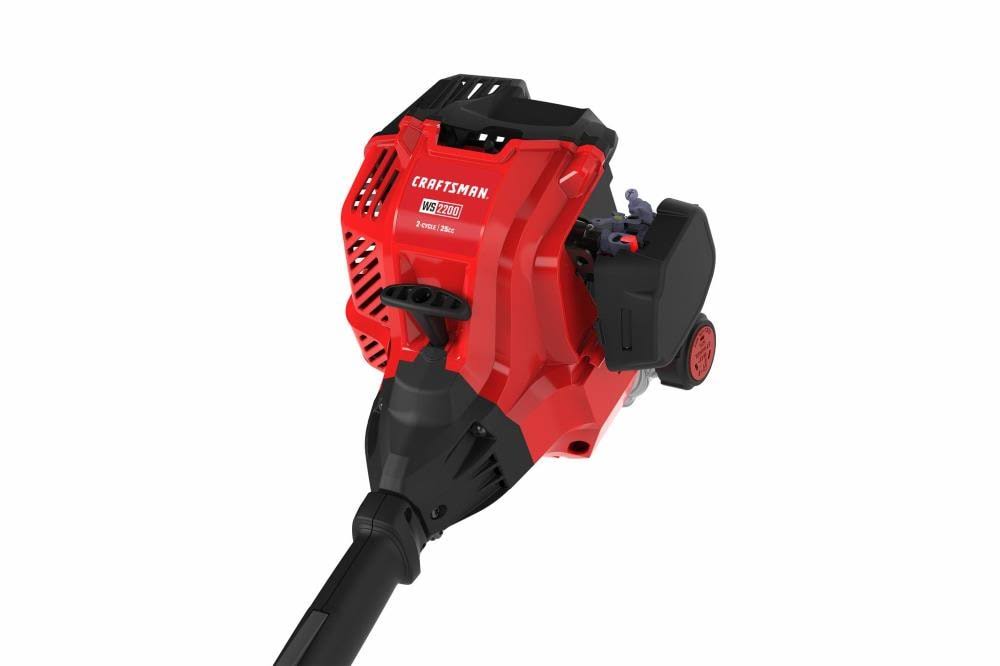 Craftsman WS2200 25-cc 2-Cycle 17-in Straight Shaft GAS String Trimmer with Attachment Capable and Edger Capable | CMXGTAMDSS25