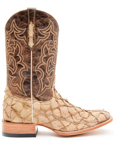 Cody James Men's Exotic Pirarucu Western Boot Broad Square Toe - Bbme-102