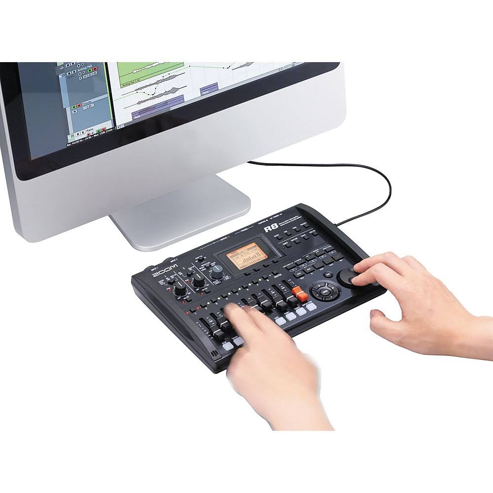 Zoom R8 Recorder - 8-Track Recorder - Audio Interface - Pad Sampler