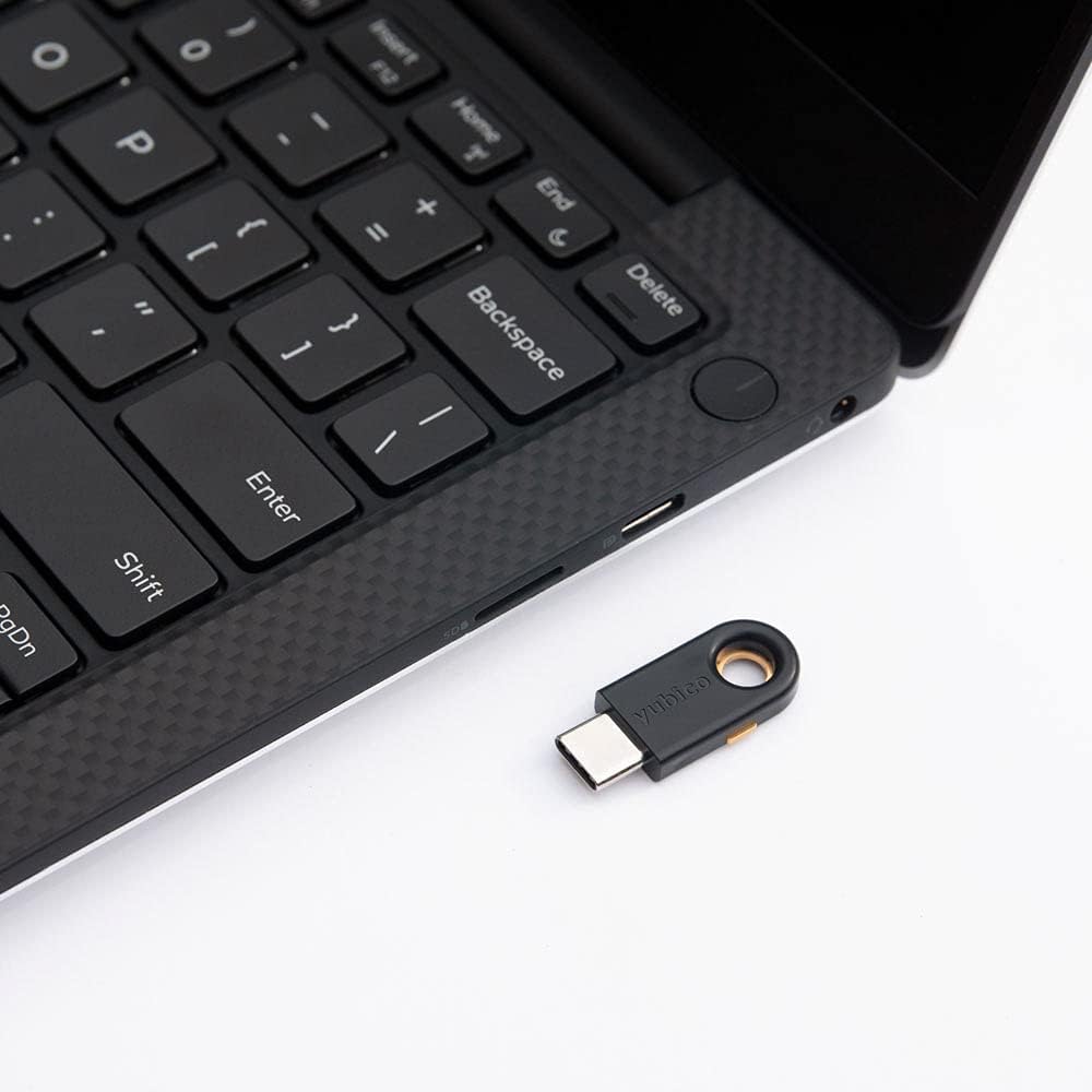 Yubico - YubiKey 5C Nano - Two Factor Authentication USB Security Key, Fits USB-C Ports - Protect Your Online Accounts with More Than a Password, FIDO Certified USB Password Key, Extra Compact Size