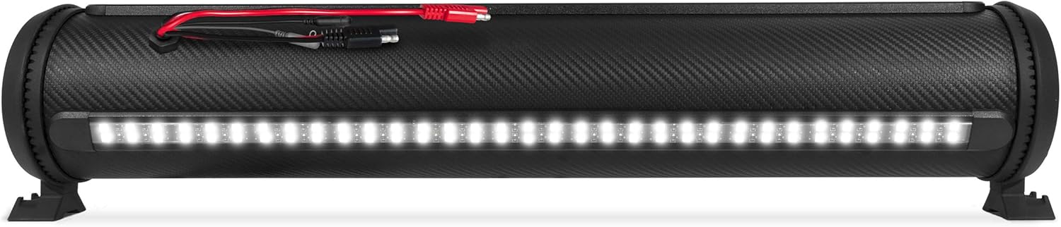 ECOXGEAR SoundExtreme SE26 Amplified Powersports Bluetooth 8 Speaker Soundbar Waterproof Sandproof with LED Lighting 500 Watts of Peak Power