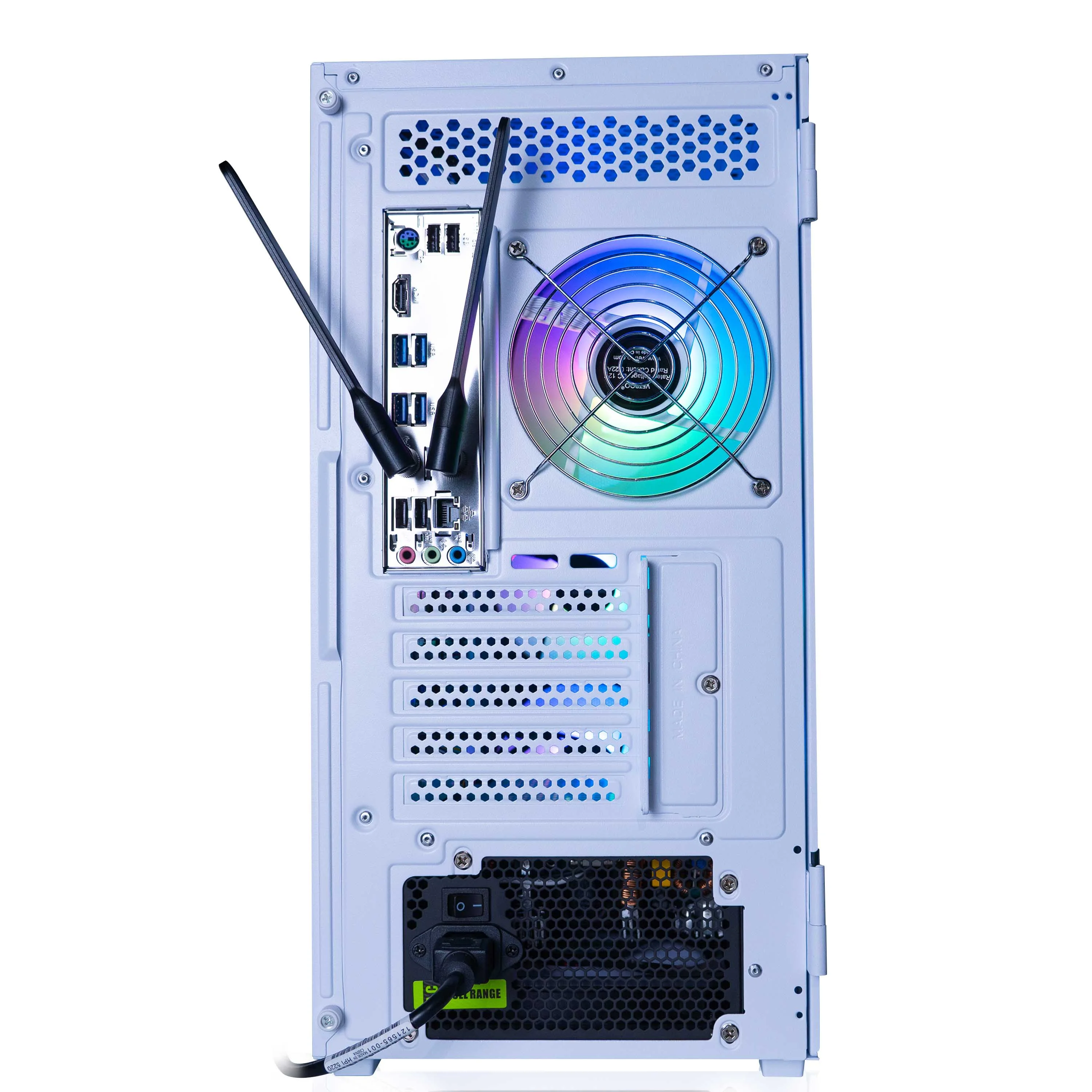 Periphio Fortress Gaming PC Computer | AMD Ryzen 5 5600G | Radeon Vega 7 Graphics | 1TB Solid State (SSD) | 16GB DDR4 RAM | Windows 11 | RGB Battlestation Gaming Bundle