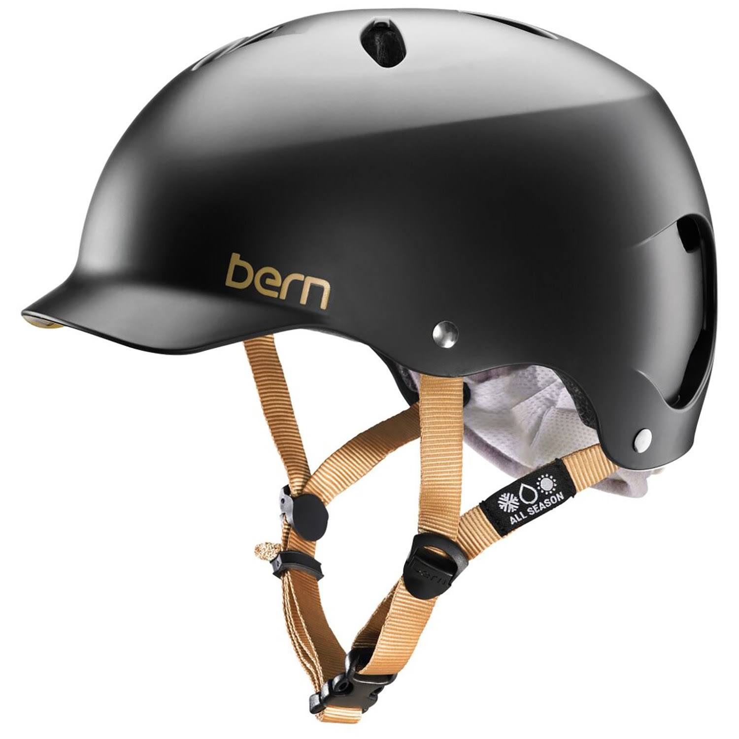 Bern Lenox Helmet (Satin BLACK/XS-S)