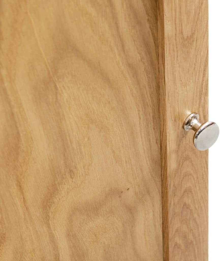FAMIROSA Corner Cabinet 23.2x14.1x70.8 Solid Oak Wood