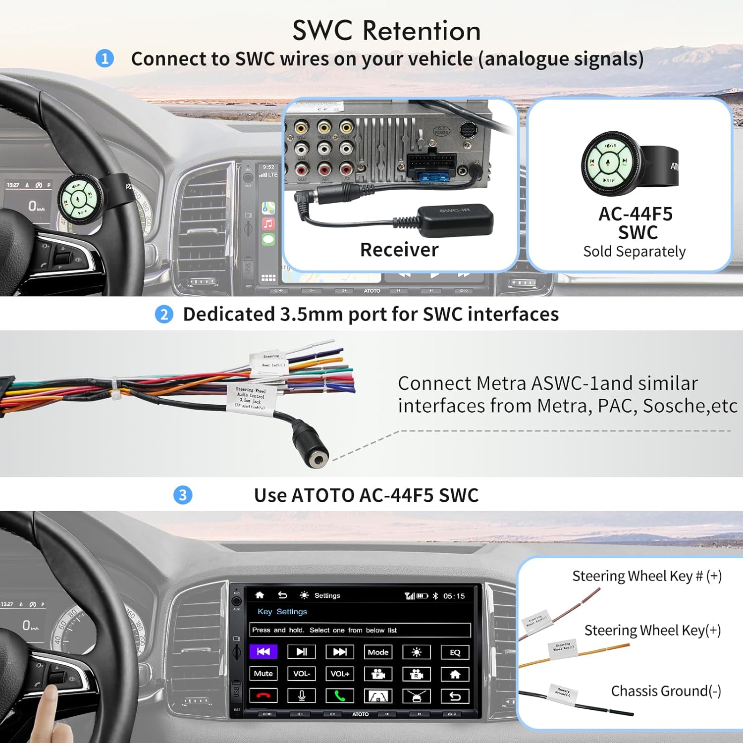[Upgrade] ATOTO F7XE Wireless CarPlay & Wireless Double-DIN Android Auto Car Stereo,Receiver- Mirror Link, 7inch IPS Display, Bluetooth, HD Live Rearview, Quick Charge, F7G2A7XE