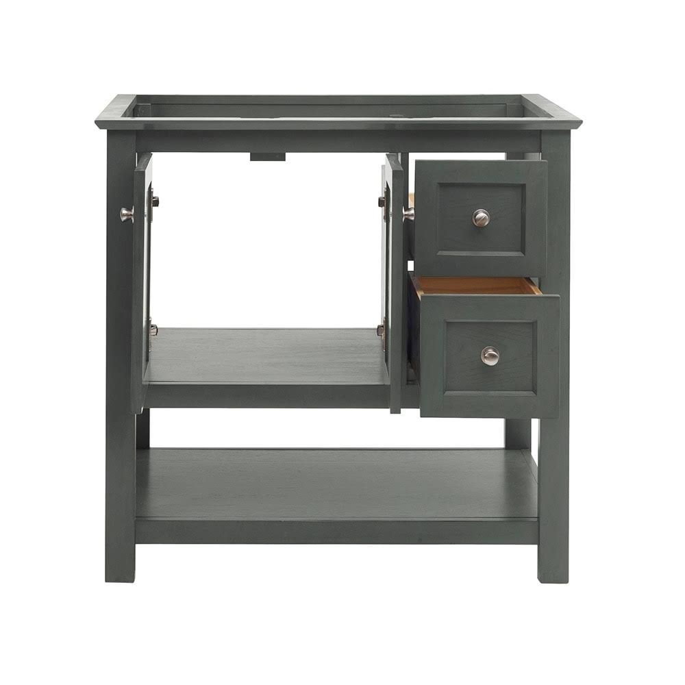 Fresca Manchester Regal 36x22 Gray Wood Veneer Traditional Bathroom Cabinet