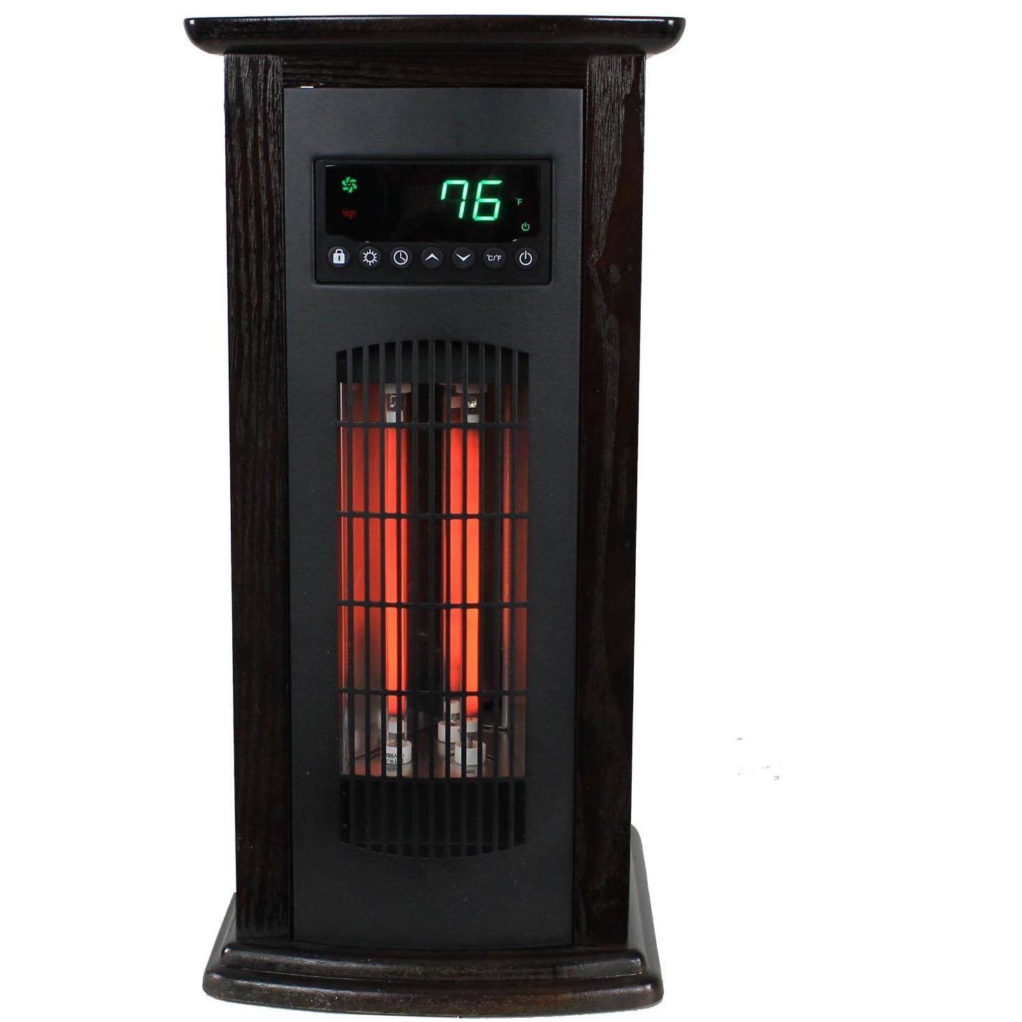 Lifesmart LifePro 3 Element Electric Infrared Quartz Tower Space Heater (Pair)