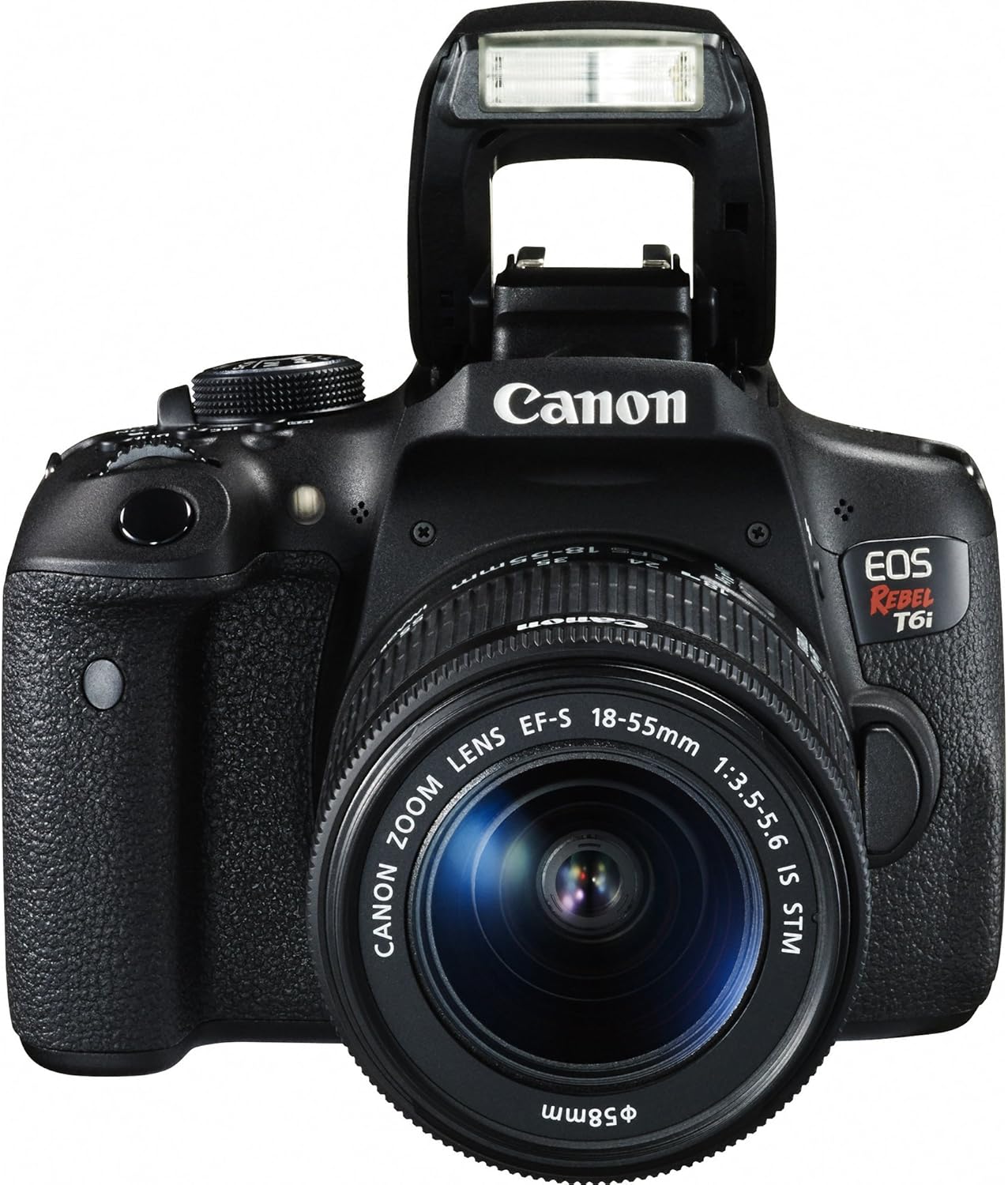 Canon EOS Rebel T6i Digital SLR with EF-S 18-55mm is STM Lens - Wi-Fi Enabled
