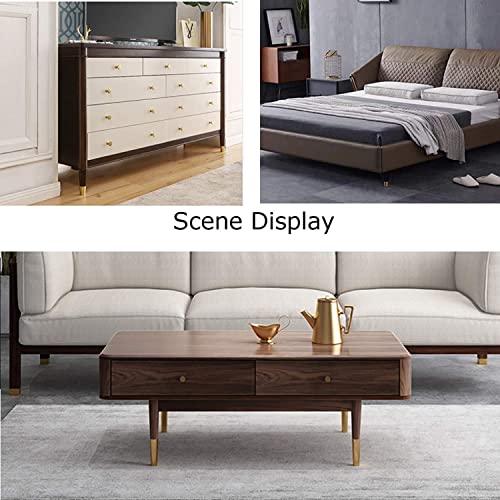 Furniture Table Legs, Set of 4 Table Legs Solid Rubber Wood Chair Legs with Screws Sofa Legs Desk Legs Replacement Leg for Office Desk, Coffee Table, Kitchen Table (Color : A, Size : 22cm/8.6in)(A,18
