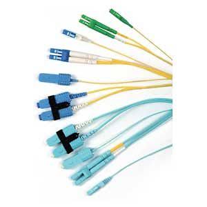 Siemon XGLO - Network cable - LC/UPC single-mode (M) to LC/UPC single-mode (M) - 5 m - fiber optic - 50 / 125 micron - OS2 - yel