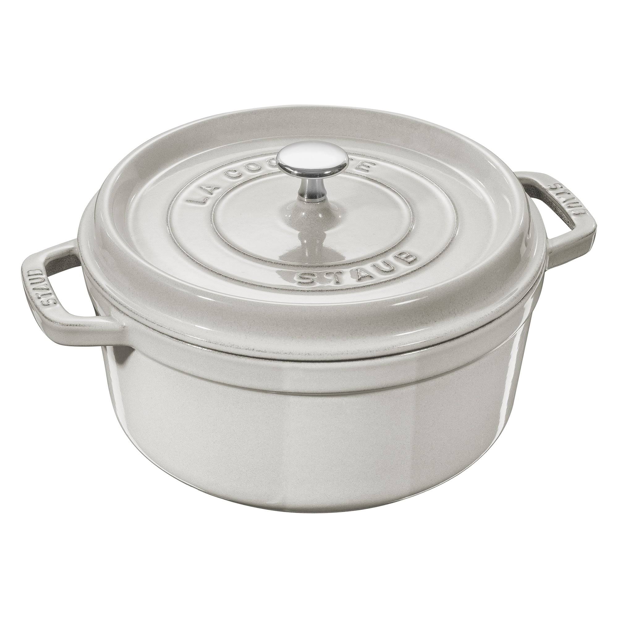 Staub Cast Iron 7 Quart Round Cocotte Grenadine