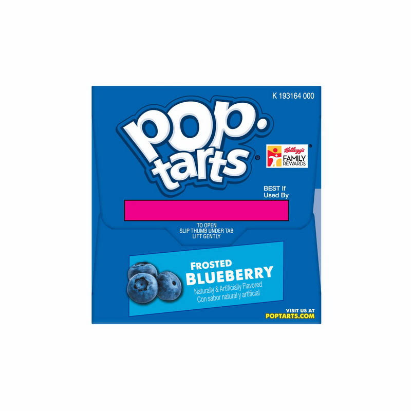 Kellogg&s Pop-Tarts Frosted Blueberry (13.5 oz, 8 Toaster Pastries)