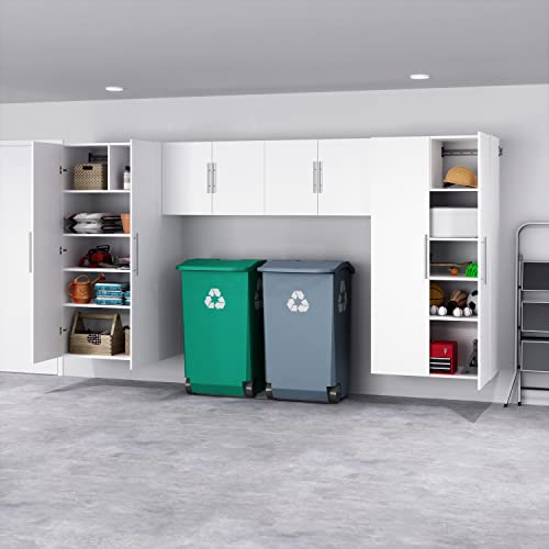 Prepac HangUps Upper Storage Cabinet - Elegant and Spacious Wall Cabinets to Maximize Your Storage, 36" Size, Classic White Finish