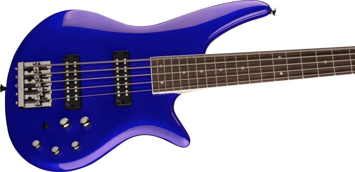 Jackson JS Series 5-String Spectra Bass JS3V, Indigo Blue, Laurel Fingerboard