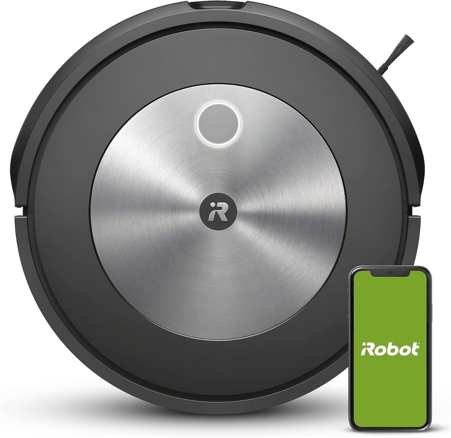 iRobot® Roomba® j7 (7150) Wi-Fi® Connected Robot Vacuum - Identifies and avoids obstacles like pet waste & cords, Smart Mapping, Works with Alexa, Ideal for Pet Hair, Carpets, Hard Floors
