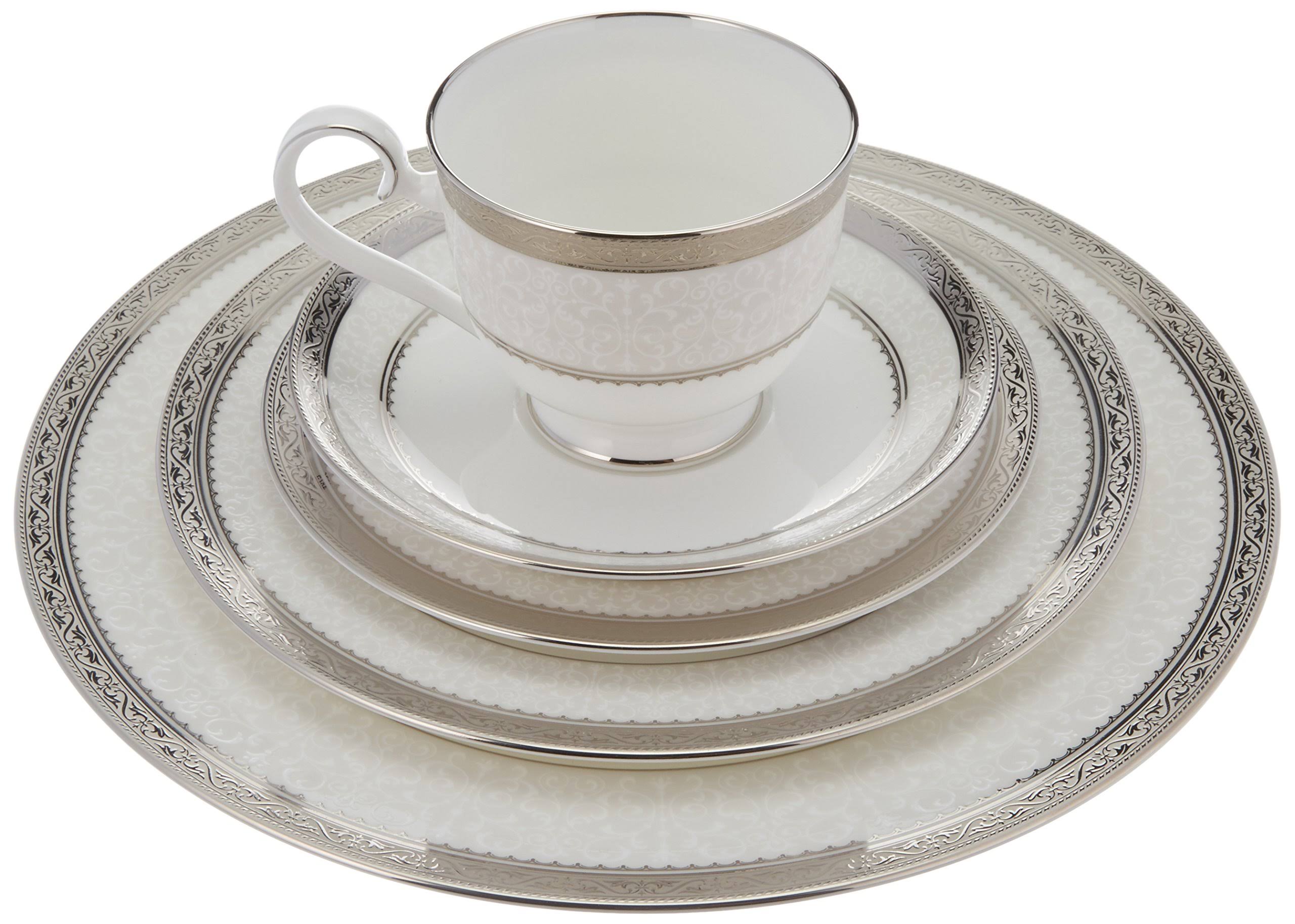 Noritake Odessa Platinum 5-Piece Place Setting