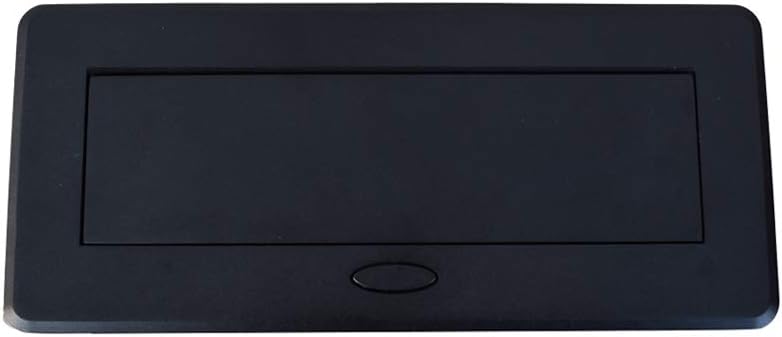 Table Pop up Power Date Center Connection Box with Outlet Network HDMI for Conference desk Pack of 2