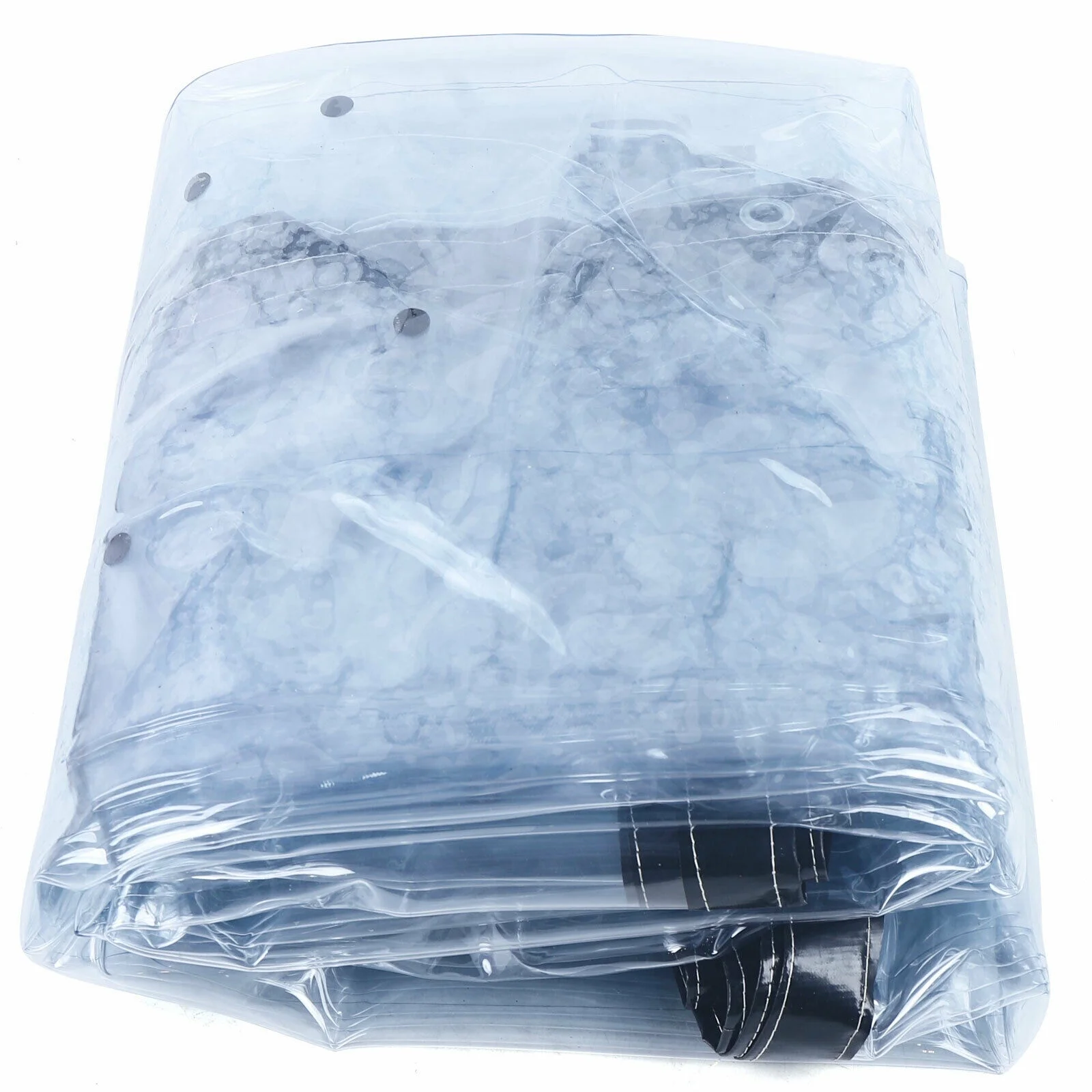Waterproof Rain Cloth Commercial Grade PVC Clear Awning Canopy Patio Enclosure 8*20 FT Waterproof Transparent PVC Rain Cover Clear Awning Canopy Patio Curtain Outdoor Clear Tarp Curtain