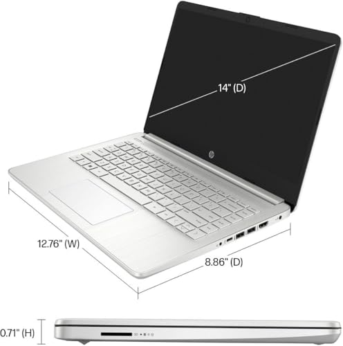 HP 14 Pentium Portable Laptop Computer Student, 16GB RAM, 1TB SSD, Intel Quad-Core Silver N5030 (Beat i3-1005G1, Up to 3.1GHz), WiFi 6, Win 11 w/GM Accessories, one Year of Microsoft 365