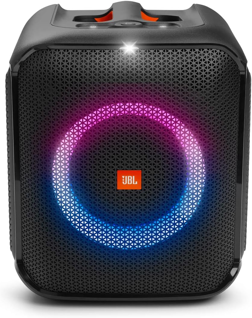 JBL PartyBox Encore Essential Bluetooth Karaoke Party Speaker with PBM100 Wired Mic Bundle