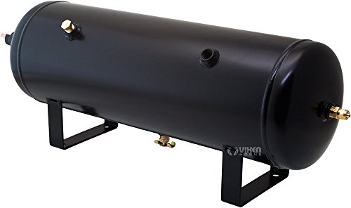 Vixen Horns Train Horn Kit for Trucks/Car/Semi. Complete Onboard System- 200psi Air Compressor, 2.5 Gallon Tank, 4 Trumpets. Super Loud dB. Fits Vehicles Like Pickup/Jeep/RV/SUV 12v VXO8325/4114B