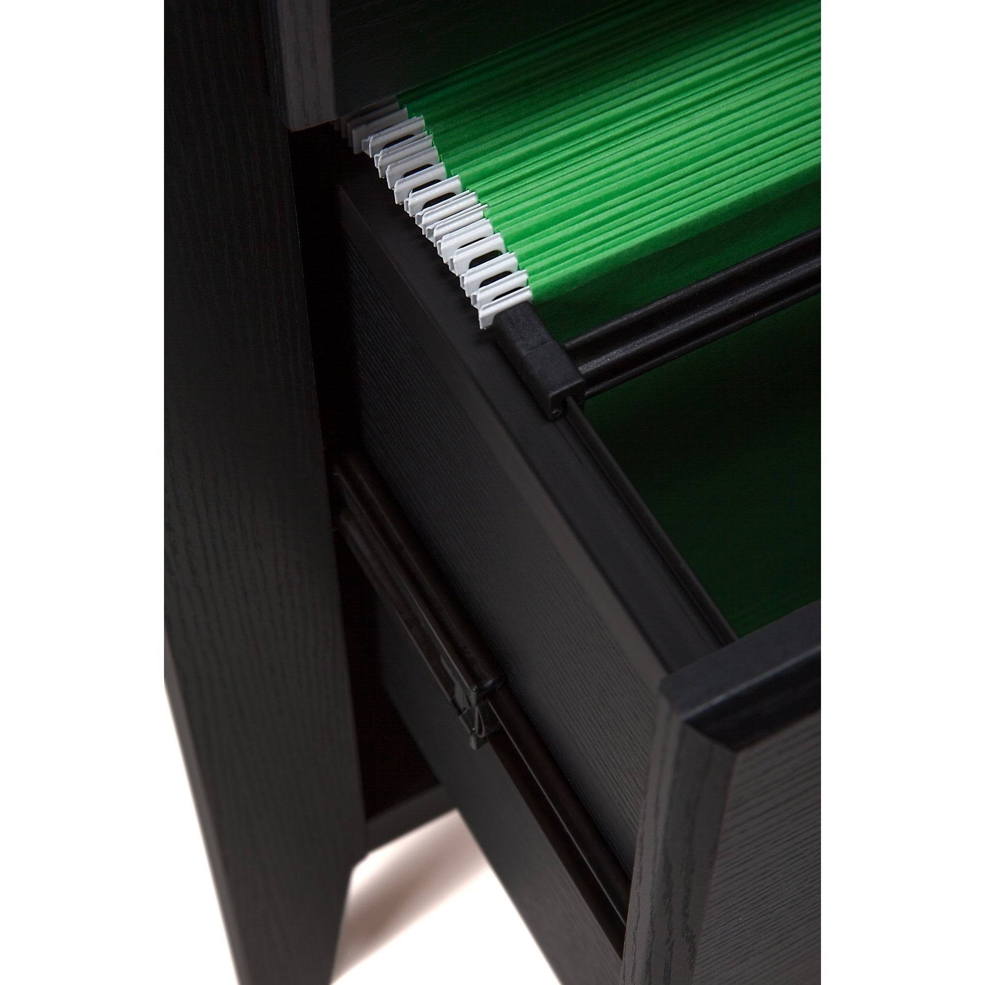 Kathy Ireland Office by Bush Furniture Connecticut 60W L Desk, Bookcase and Lateral File