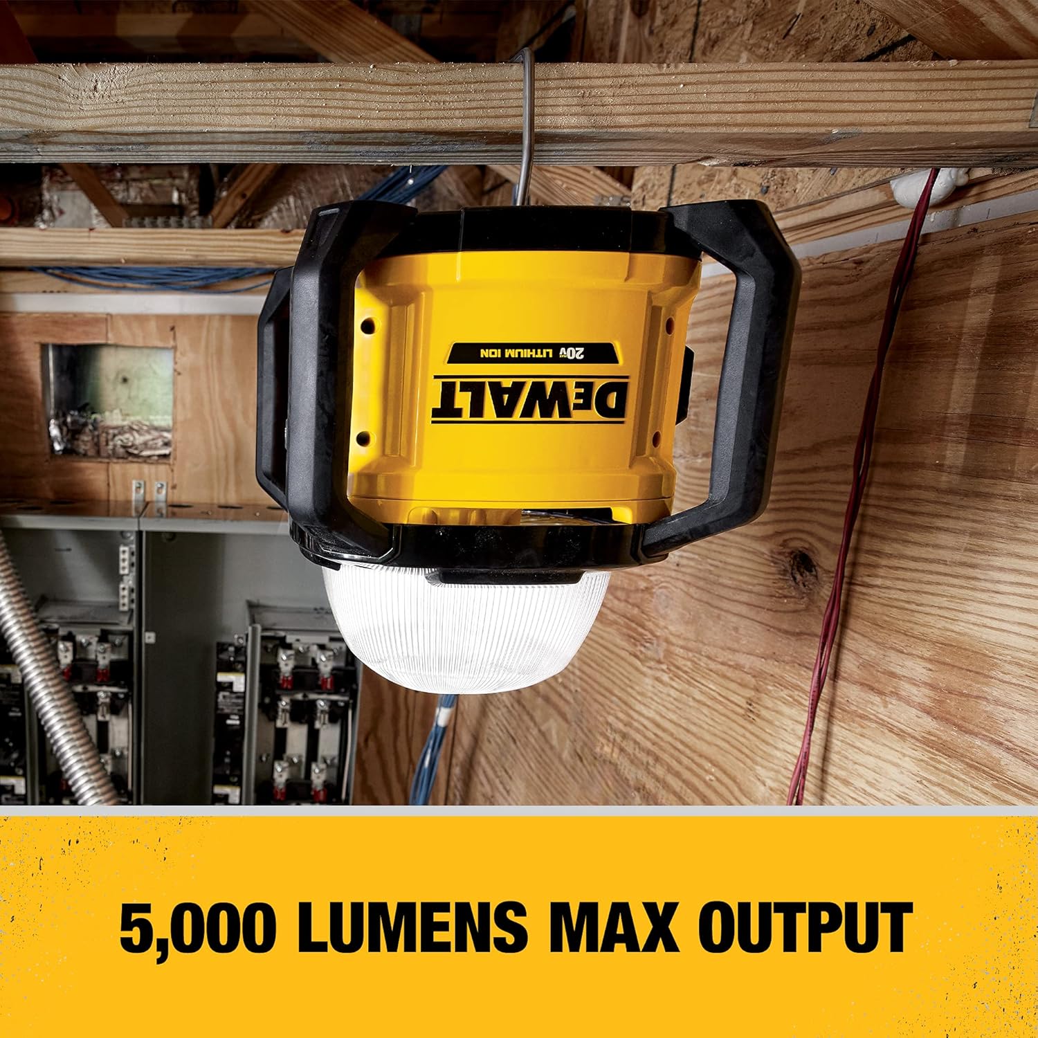 DEWALT 20V MAX* LED Work Light, Tool Only (DCL074)