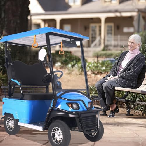 4 Wheel Mobility Scooter for Adults, 30 Miles Range, 15 mph, 2 Passenger Adults Elderly Powered Mobility Scooters with Extra Large Capacity Storage Trunk, with Remote Key(Lead Acid battery-800W-Red)