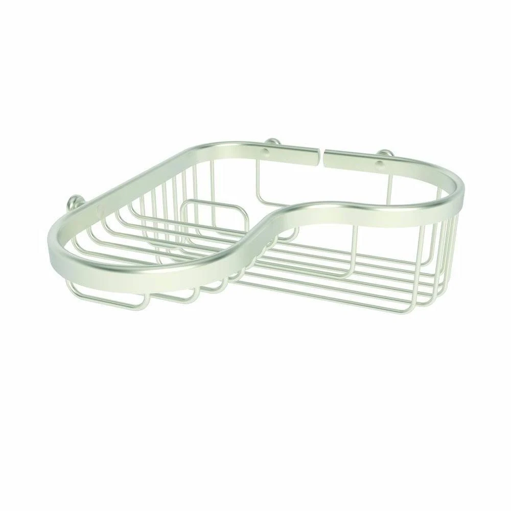 Ginger 504L/SN Splashables Large Combination Corner Basket, Satin Nickel