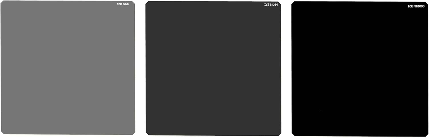 ICE 100mm Filter Set ND1000 ND64 ND8 Neutral Density Optical Glass 100