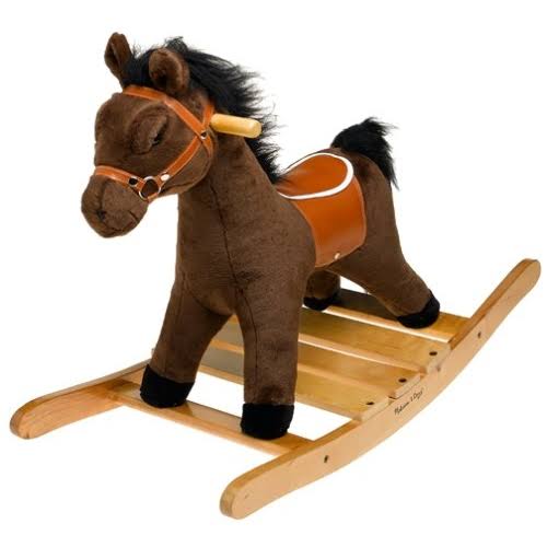 Melissa u0026 Doug Rock and Trot Plush Rocking Horse